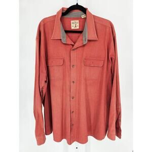 Red Head Brand Mens Sz 3XL Long Sleeve Button Up Performance Fishing Shirt